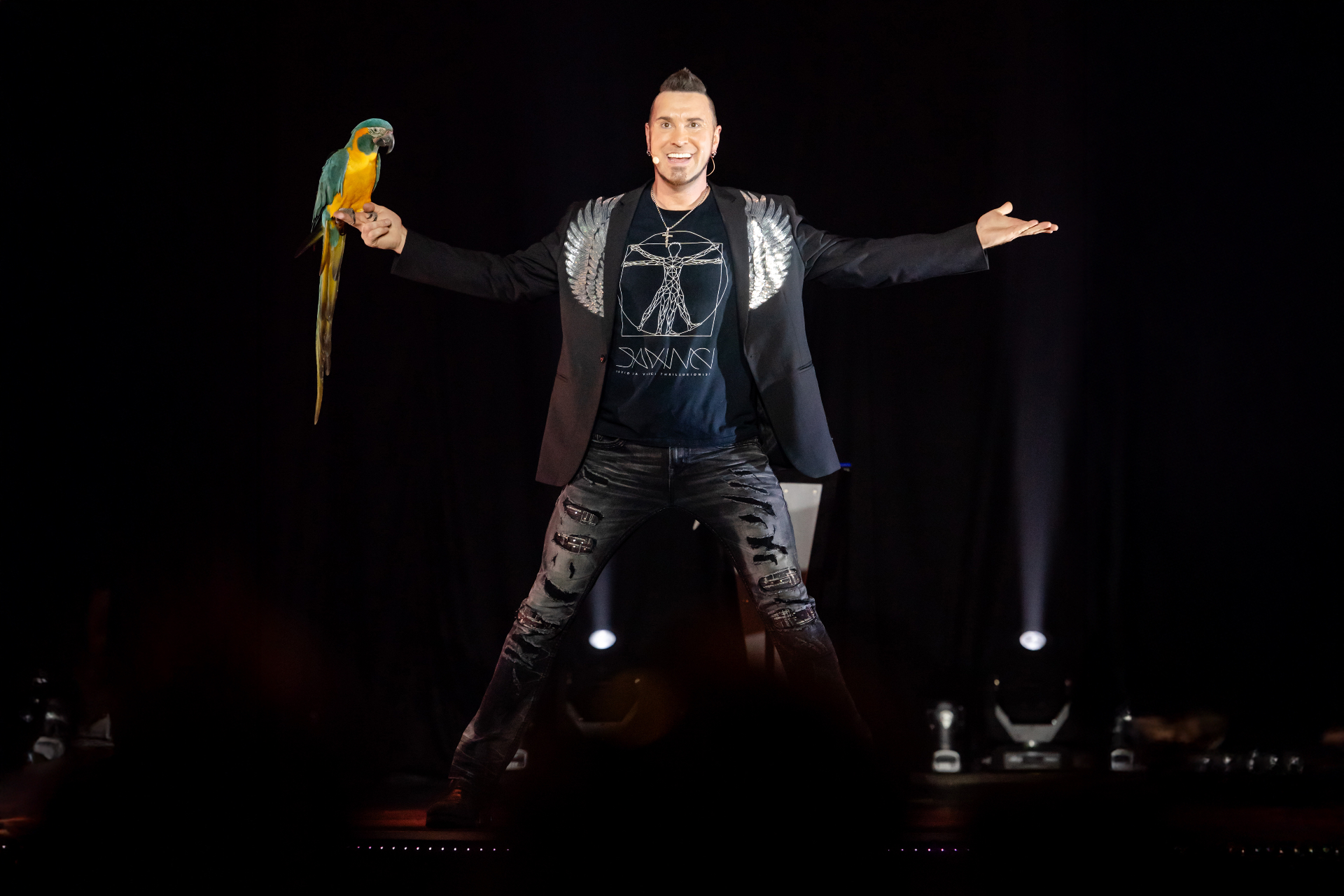 David DaVinci performing for Spokane audiences